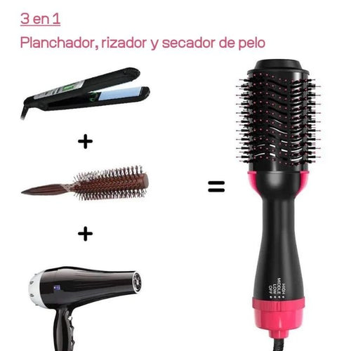 Magic Styling Brush™ 3 en 1: Secador, Estilizador y Peine de Aire Caliente - LABEELE